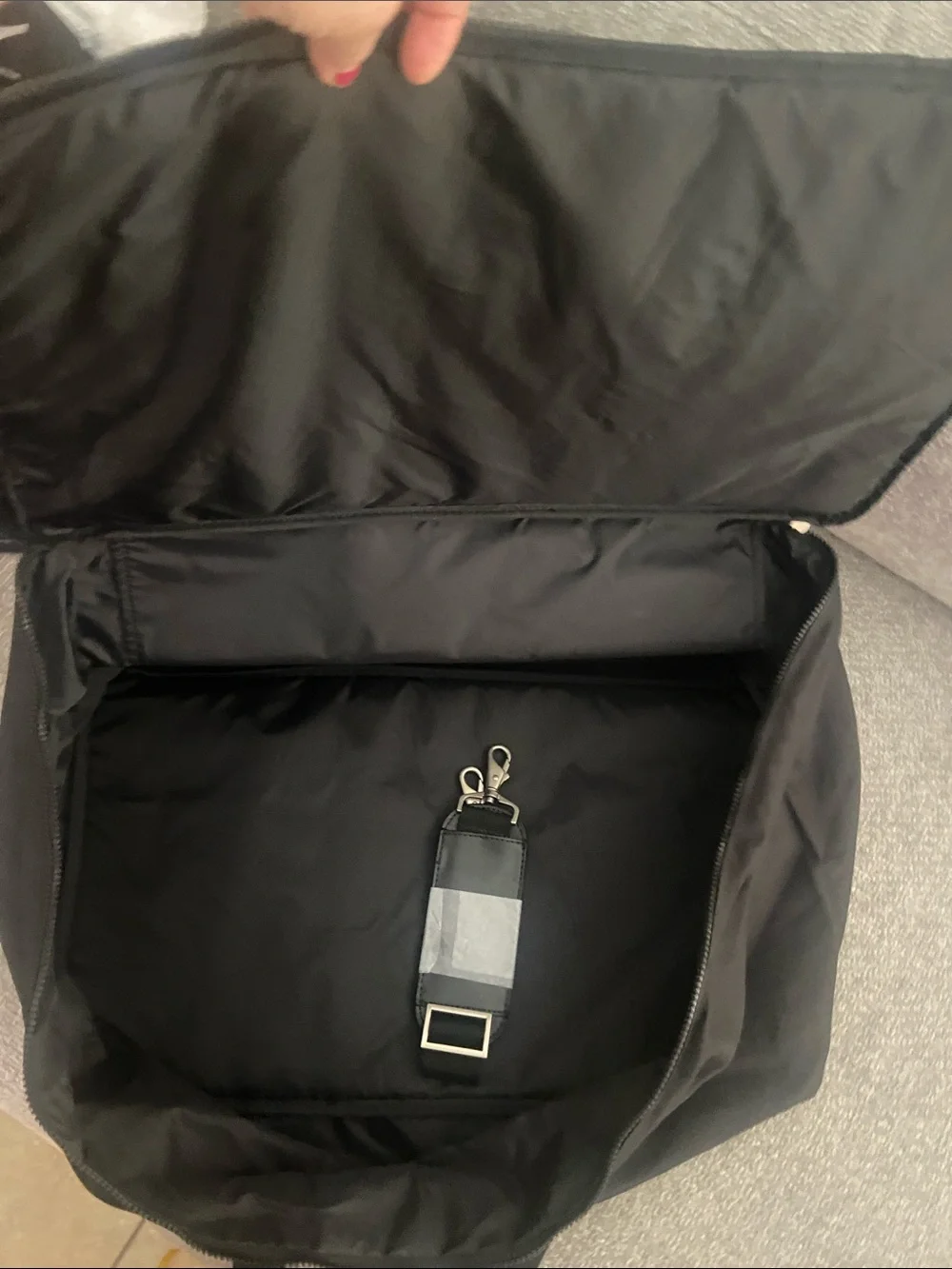 Harley-Davidson Black Two-Tone Duffel Bag